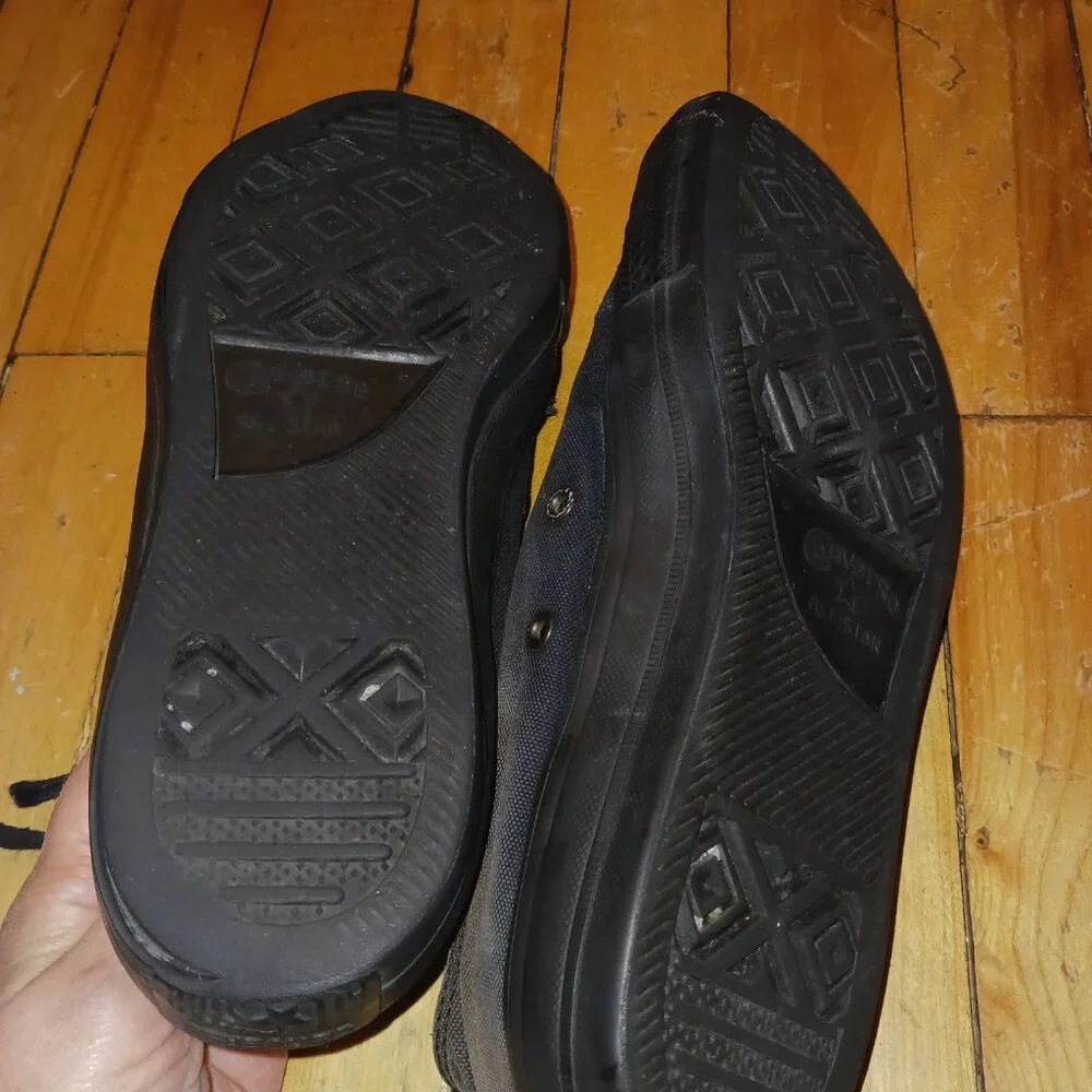 Converse Chuck Taylor II All Star Low Black Lunarlon M 8.5 W 10.5 Monochrome - Picture 4 of 5